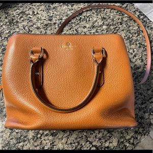 Kate Spade NWOT Satchel Crossbody in Camel/Cognac